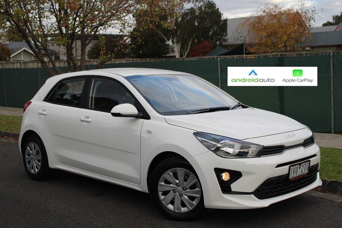 2022 Kia Rio S YB MY22 Clear White