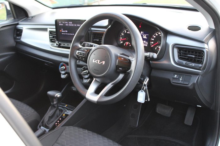 2022 Kia Rio S YB MY22 Clear White