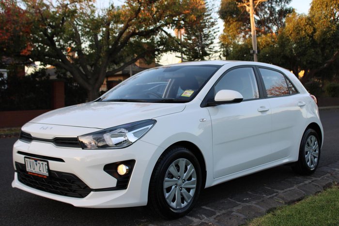 2022 Kia Rio S YB MY22 Clear White