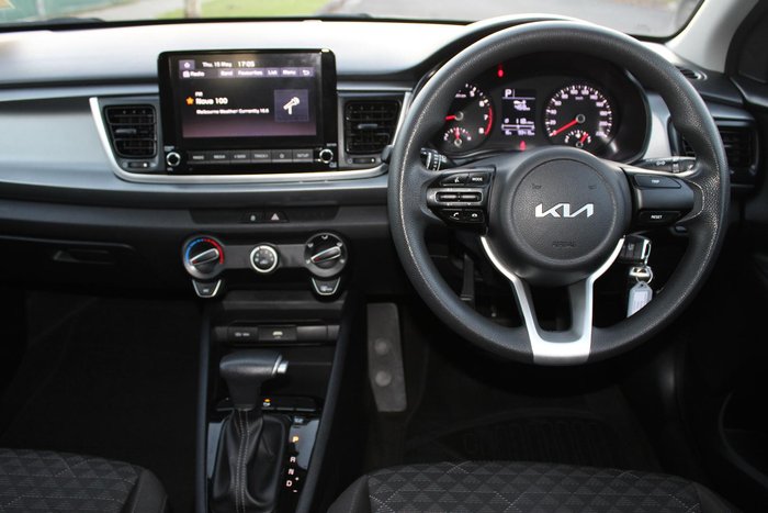 2022 Kia Rio S YB MY22 Clear White