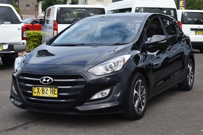 2015 Hyundai i30 Active X GD3 Series II MY16 Phantom Black