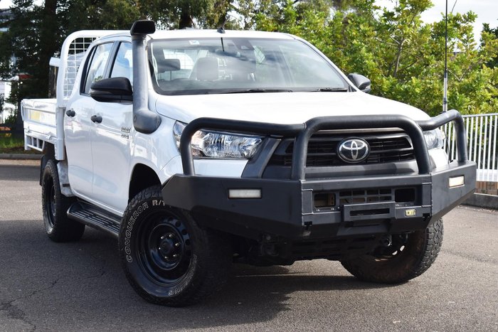 2021 Toyota Hilux SR GUN126R 4X4 Dual Range Glacier White