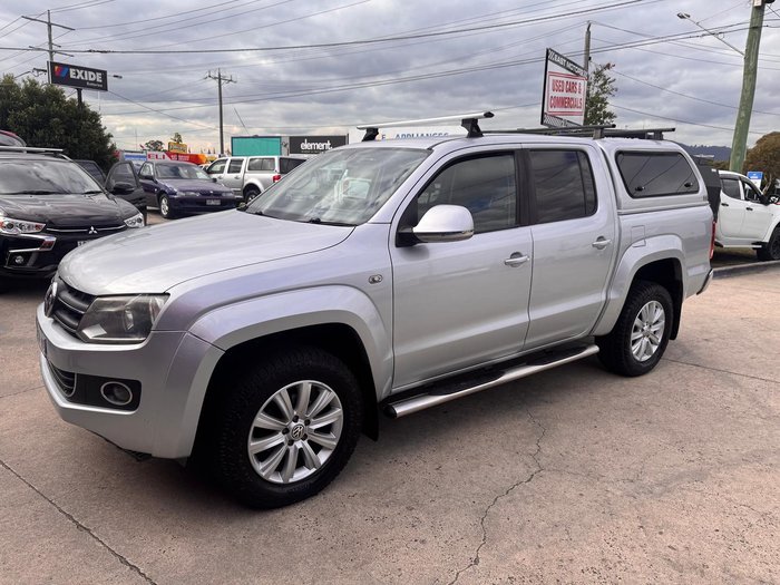 2013 Volkswagen Amarok TDI420 Highline 2H MY13 4X4 Constant Reflex Silver