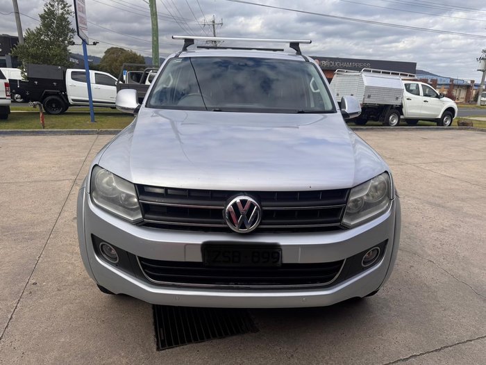 2013 Volkswagen Amarok TDI420 Highline 2H MY13 4X4 Constant Reflex Silver