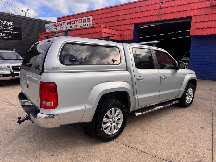 2013 Volkswagen Amarok TDI420 Highline 2H MY13 4X4 Constant Reflex Silver