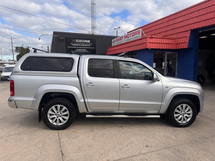 2013 Volkswagen Amarok TDI420 Highline 2H MY13 4X4 Constant Reflex Silver