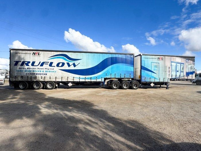 2016 Topstart B Double Drop Deck Curtain Side Set