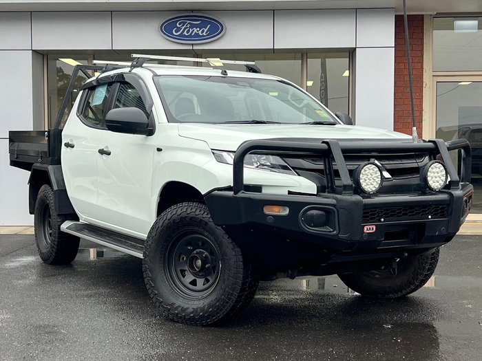 2022 Mitsubishi Triton GLX+ MR MY22.5 4X4 Dual Range White