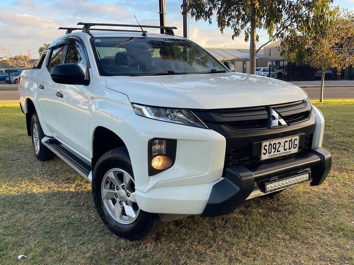 2019 Mitsubishi Triton GLX+ MR MY19 4X4 Dual Range White