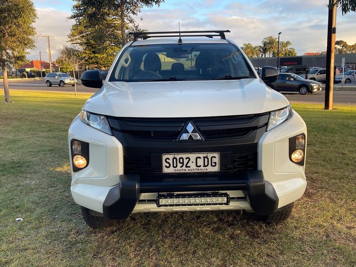 2019 Mitsubishi Triton GLX+ MR MY19 4X4 Dual Range White