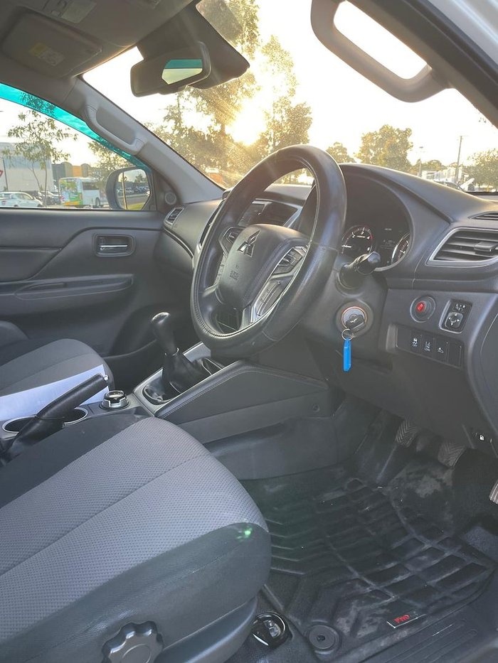 2019 Mitsubishi Triton GLX+ MR MY19 4X4 Dual Range White