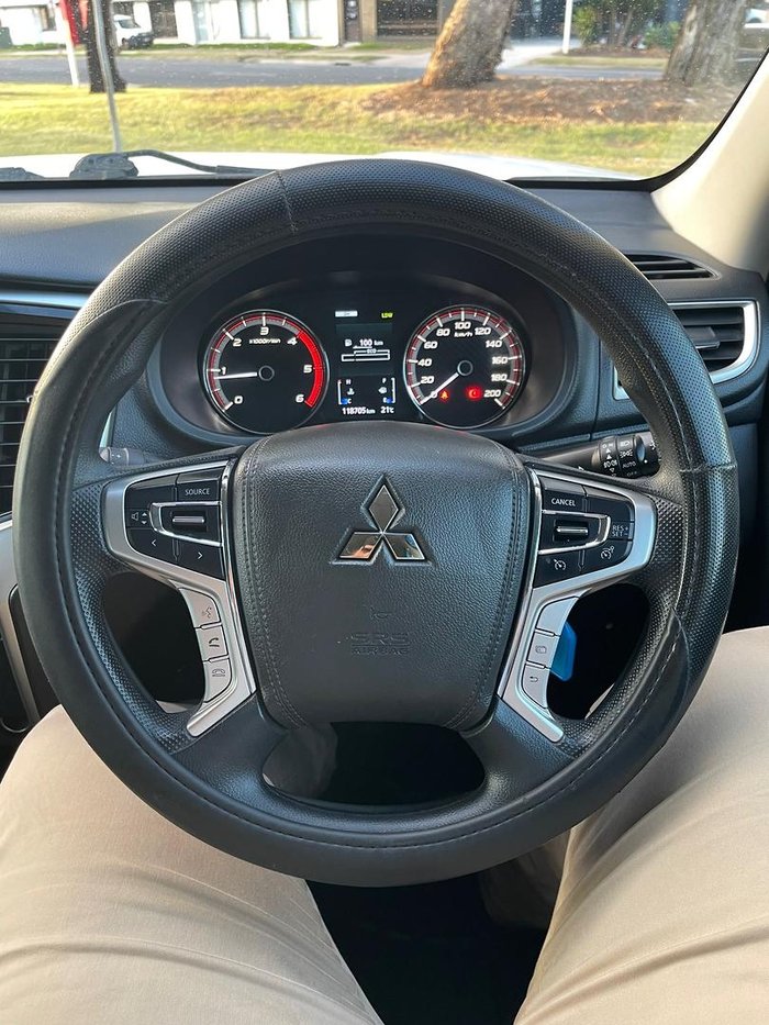 2019 Mitsubishi Triton GLX+ MR MY19 4X4 Dual Range White