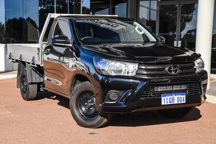 2022 Toyota Hilux Workmate TGN121R 4x2 Eclipse Black