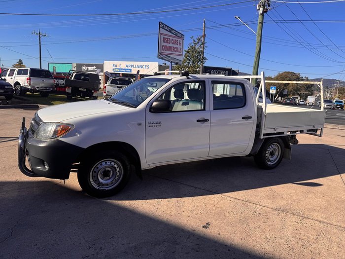 2008 Toyota Hilux Workmate TGN16R MY08 4x2 Glacier White