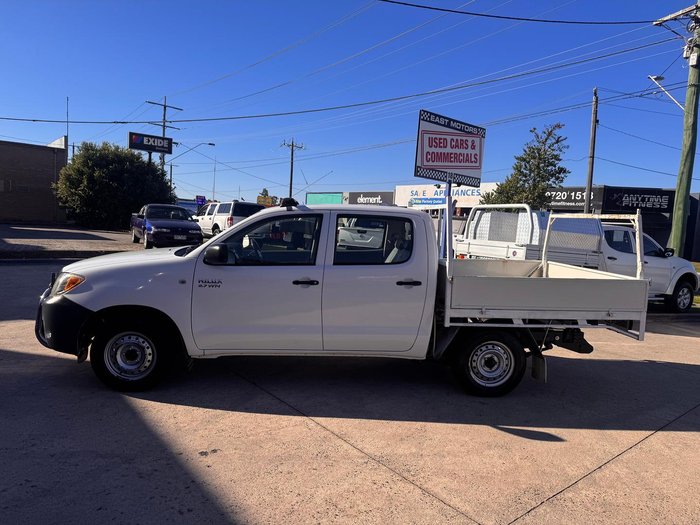 2008 Toyota Hilux Workmate TGN16R MY08 4x2 Glacier White
