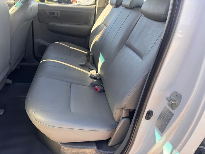 2008 Toyota Hilux Workmate TGN16R MY08 4x2 Glacier White