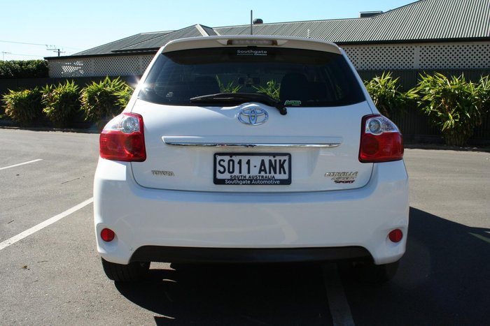 2011 Toyota Corolla Ascent Sport ZRE152R MY11 Glacier White