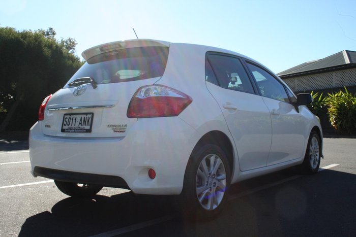 2011 Toyota Corolla Ascent Sport ZRE152R MY11 Glacier White