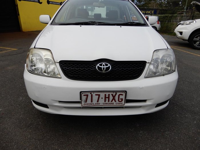 2004 Toyota Corolla Ascent ZZE122R Glacier White