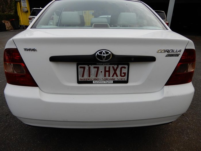 2004 Toyota Corolla Ascent ZZE122R Glacier White