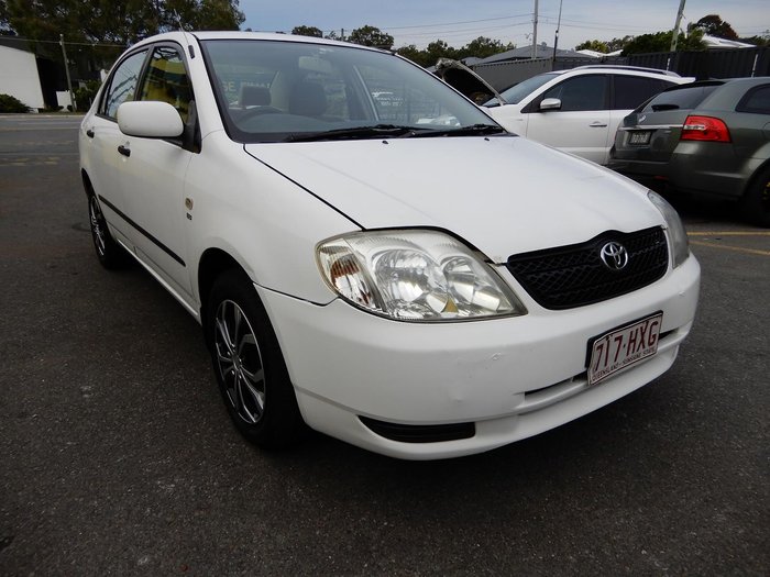 2004 Toyota Corolla Ascent ZZE122R Glacier White