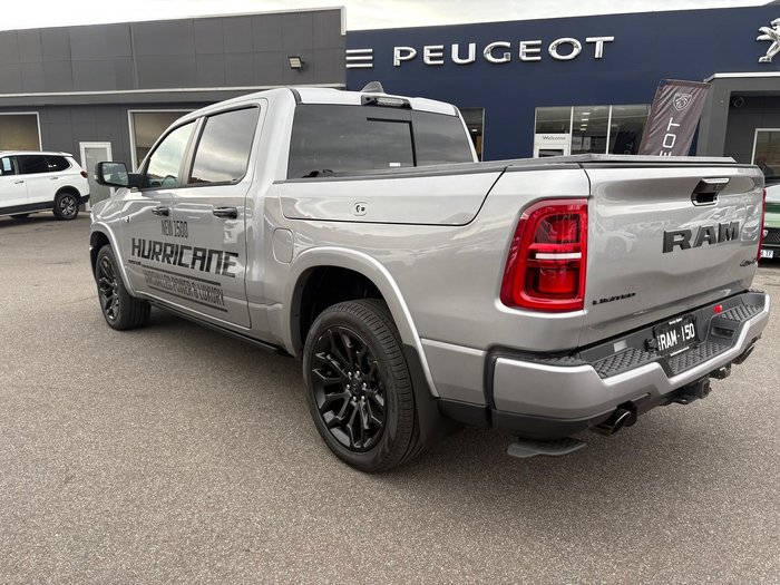 2025 RAM 1500 Limited Hurricane HO RamBox DT MY25 4X4 Dual Range Billet Silver