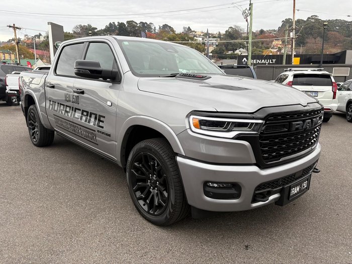 2025 RAM 1500 Limited Hurricane HO RamBox DT MY25 4X4 Dual Range Billet Silver