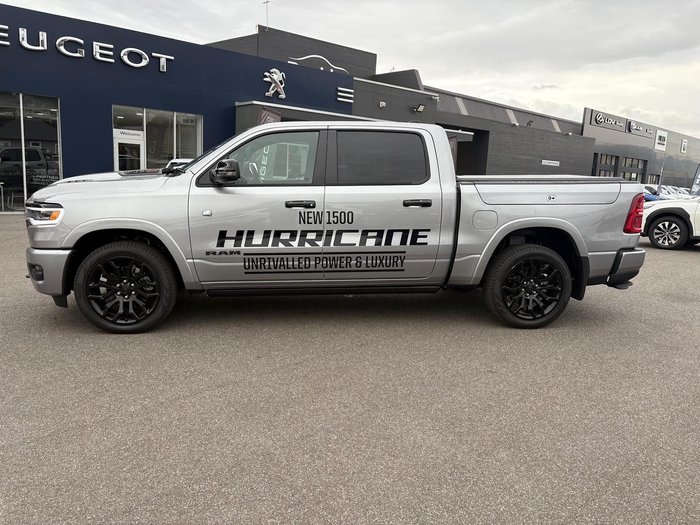 2025 RAM 1500 Limited Hurricane HO RamBox DT MY25 4X4 Dual Range Billet Silver
