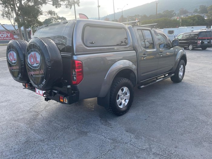 2011 Nissan Navara ST D40 MY11 4X4 Dual Range Slate Grey