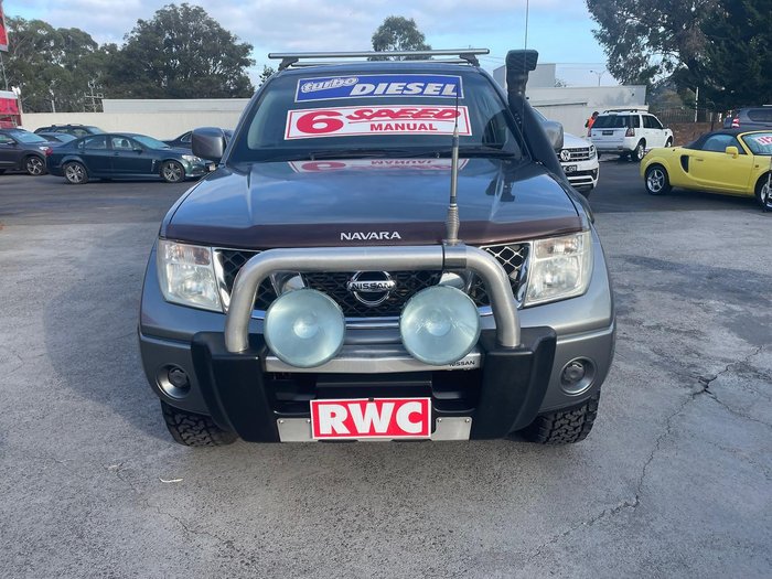 2011 Nissan Navara ST D40 MY11 4X4 Dual Range Slate Grey