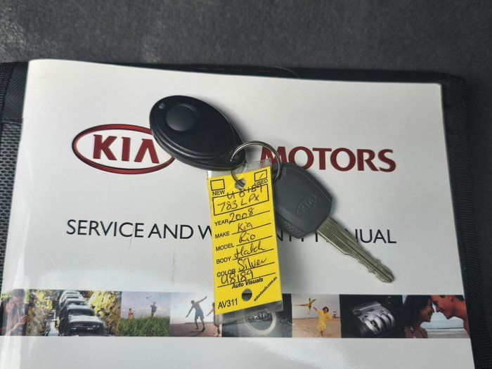 2008 Kia Rio LX JB MY07 Silver