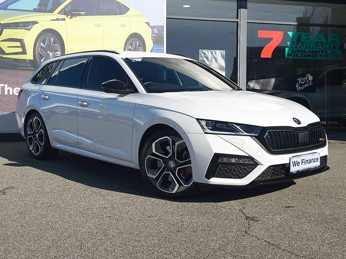 2023 SKODA Octavia RS NX MY23.5 Moon White