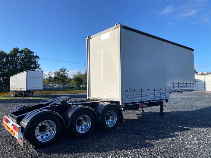 2017 Barker Drop Deck Mezz Floor A Curtainsider