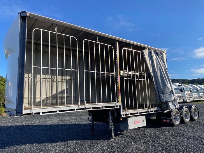 2017 Barker Drop Deck Mezz Floor A Curtainsider