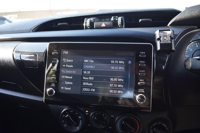 2021 Toyota Hilux SR GUN126R 4X4 Dual Range Glacier White