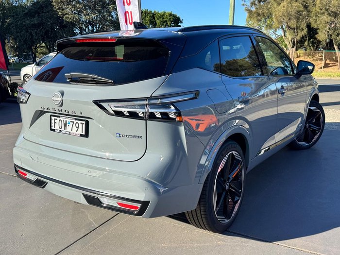2025 Nissan QASHQAI N-DESIGN e-POWER J12 MY25 Ceramic Grey with Onyx Black Roof