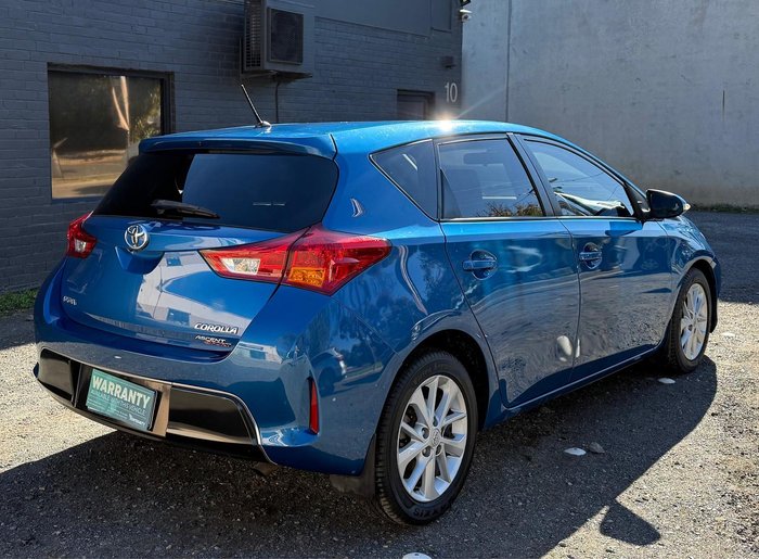 2012 Toyota Corolla Ascent Sport ZRE182R Tidal Blue