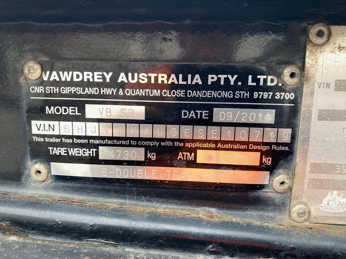 2014 Vawdrey 40' B Skel Black