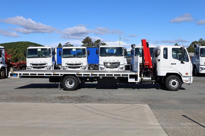 2024 Fuso Fighter 1427 Crane Truck White