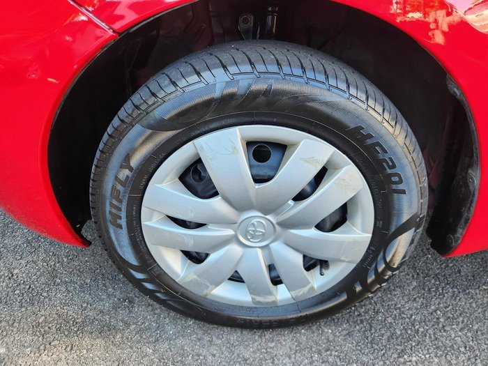 2009 Toyota Yaris YR NCP90R MY09 Cherry