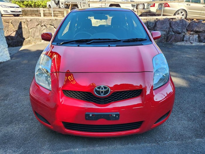 2009 Toyota Yaris YR NCP90R MY09 Cherry