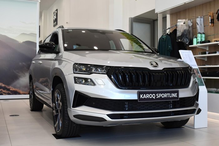 2024 SKODA Karoq 110TSI Sportline NU MY24 Brilliant Silver