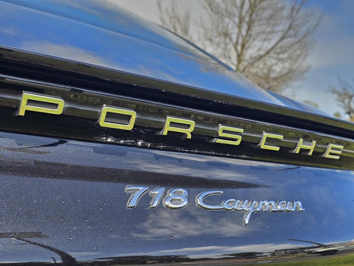 2019 Porsche 718 Cayman 982 MY19 Black