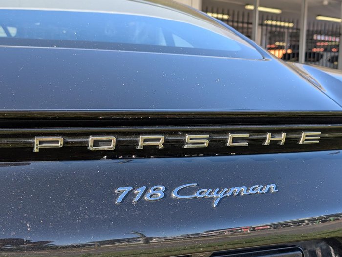 2019 Porsche 718 Cayman 982 MY19 Black