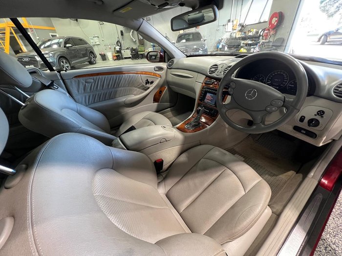 2003 Mercedes-Benz CLK-Class CLK320 Avantgarde C209 Red