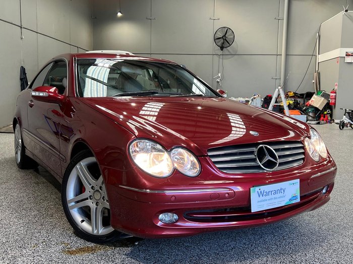 2003 Mercedes-Benz CLK-Class CLK320 Avantgarde C209 Red