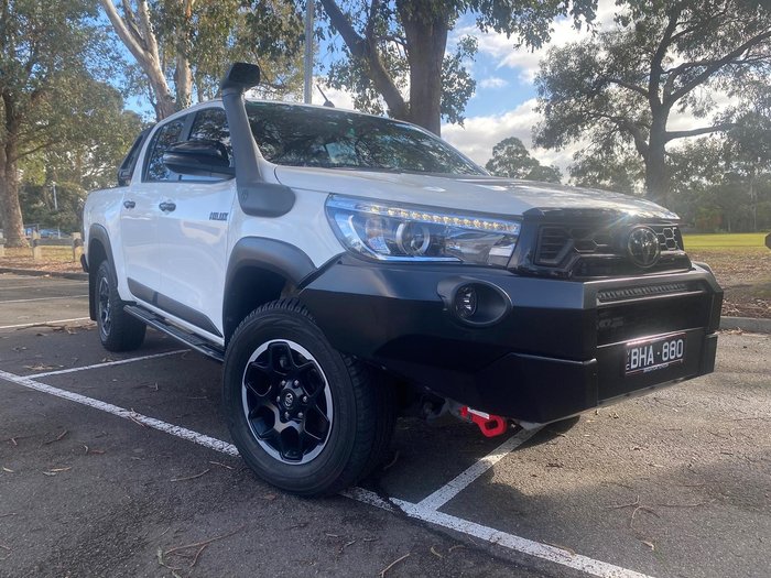2019 Toyota Hilux Rugged X GUN126R 4X4 Dual Range WHITE