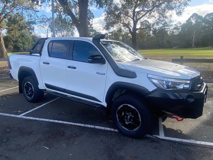 2019 Toyota Hilux Rugged X GUN126R 4X4 Dual Range WHITE