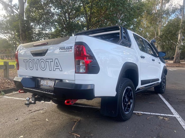 2019 Toyota Hilux Rugged X GUN126R 4X4 Dual Range WHITE