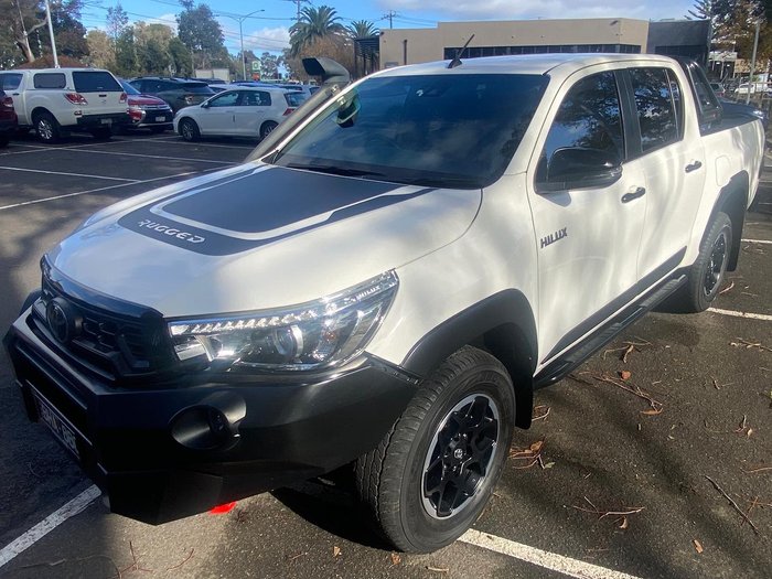 2019 Toyota Hilux Rugged X GUN126R 4X4 Dual Range WHITE